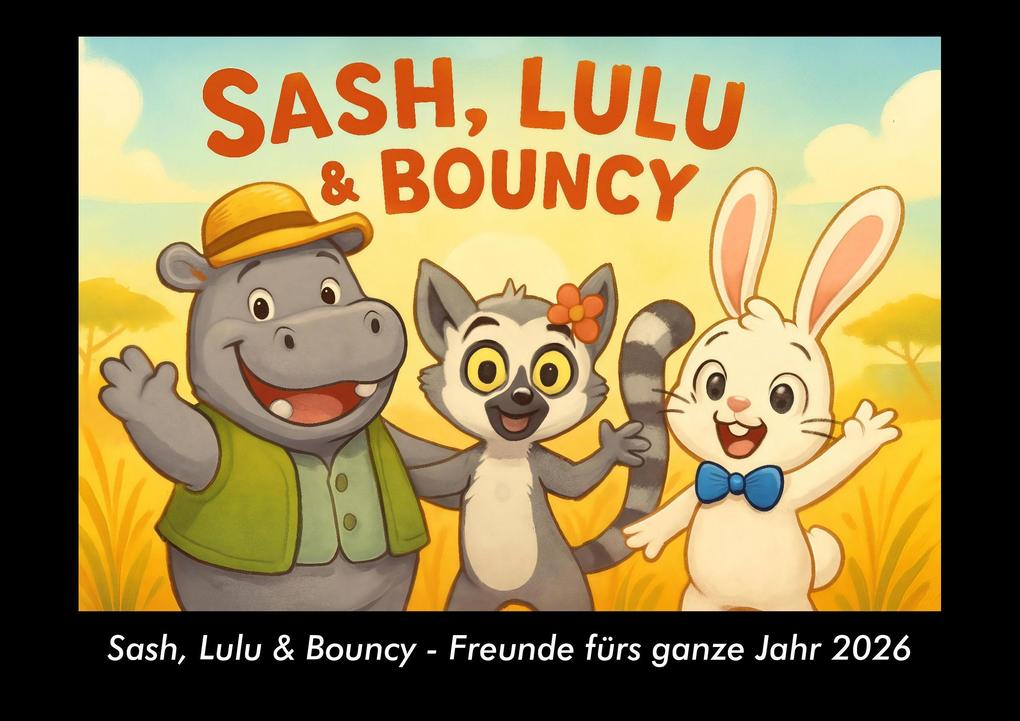 Sash Lulu & Bouncy - Freunde fürs ganze Jahr 2026 Fotokalender DIN A3