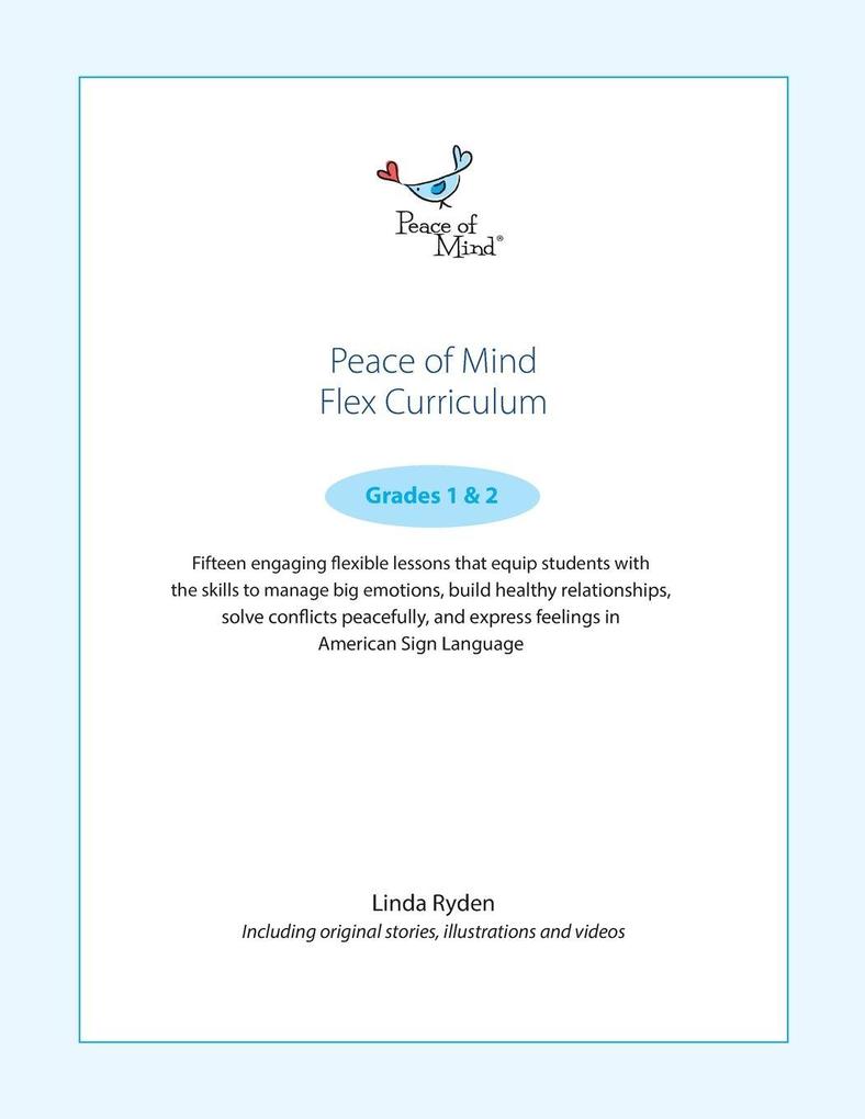 Peace of Mind Flex Curriculum Grades 1 and 2