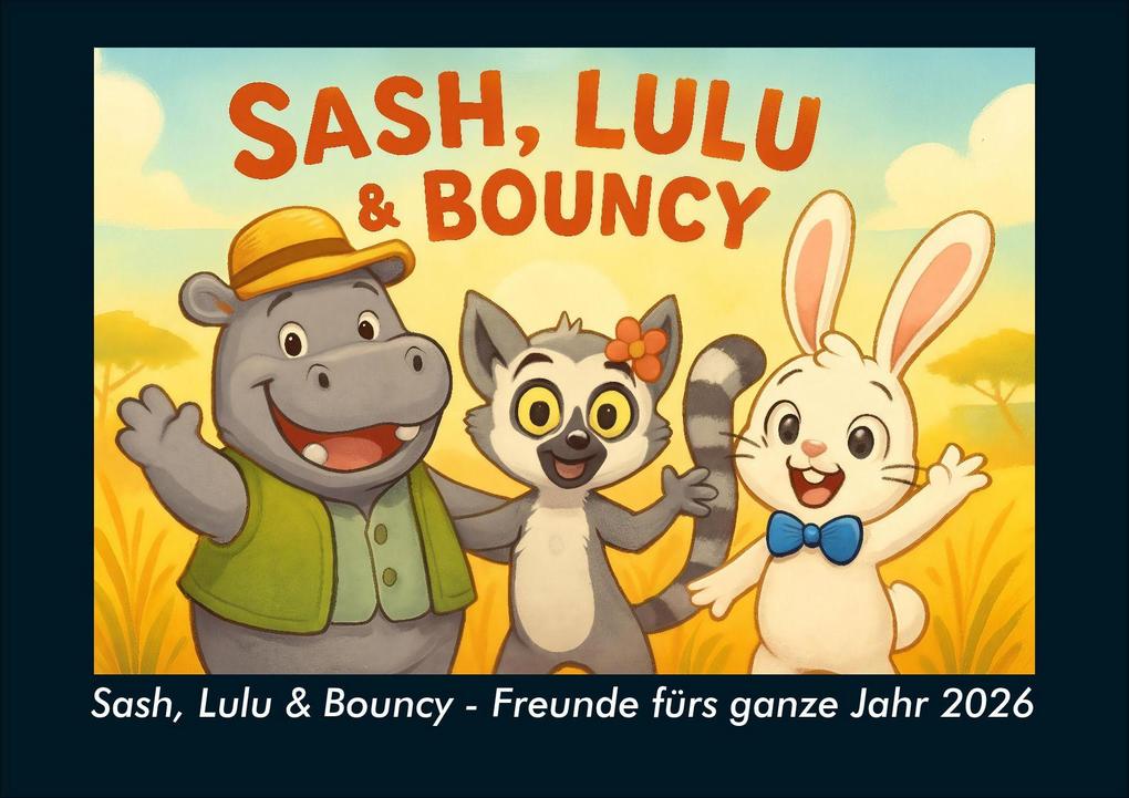 Sash Lulu & Bouncy - Freunde fürs ganze Jahr 2026 Fotokalender DIN A4