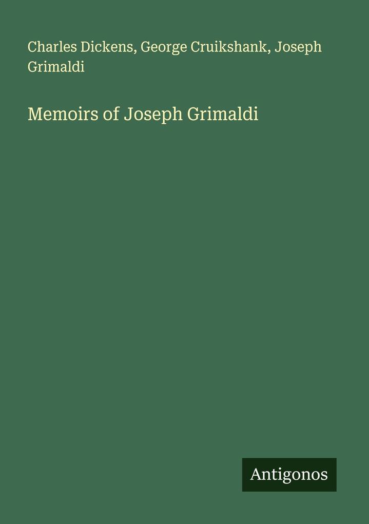 Memoirs of Joseph Grimaldi