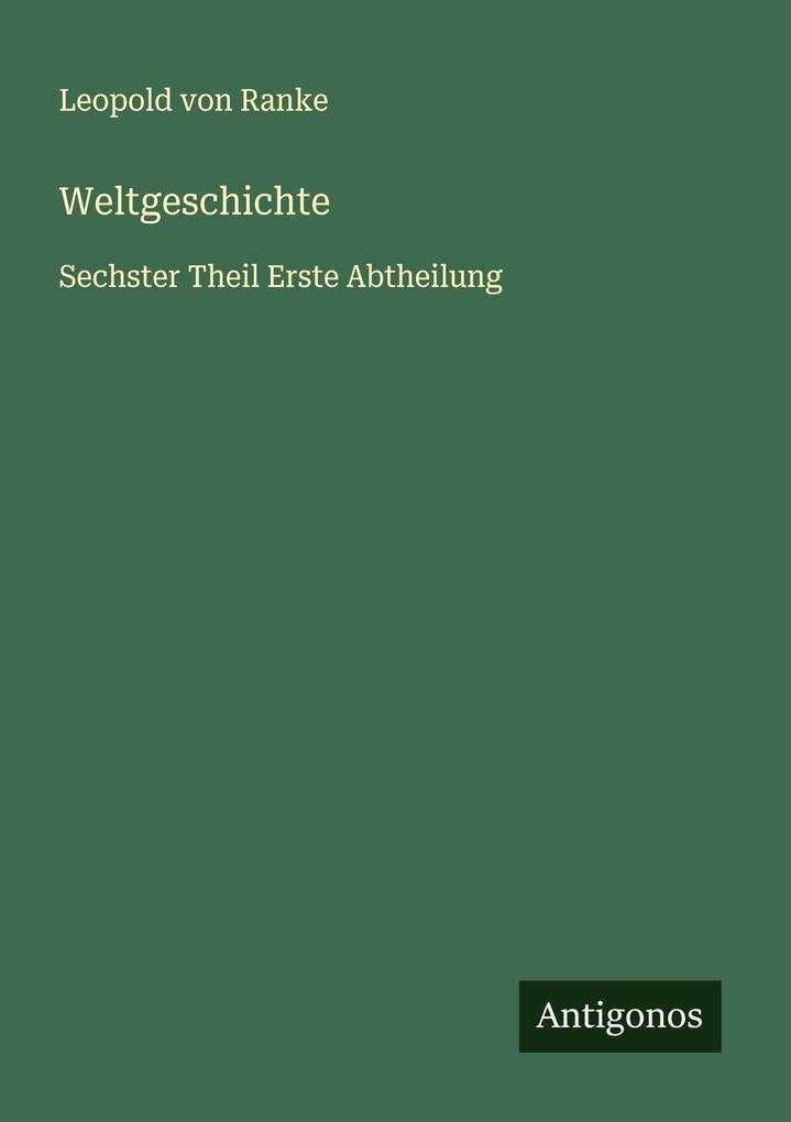 Weltgeschichte