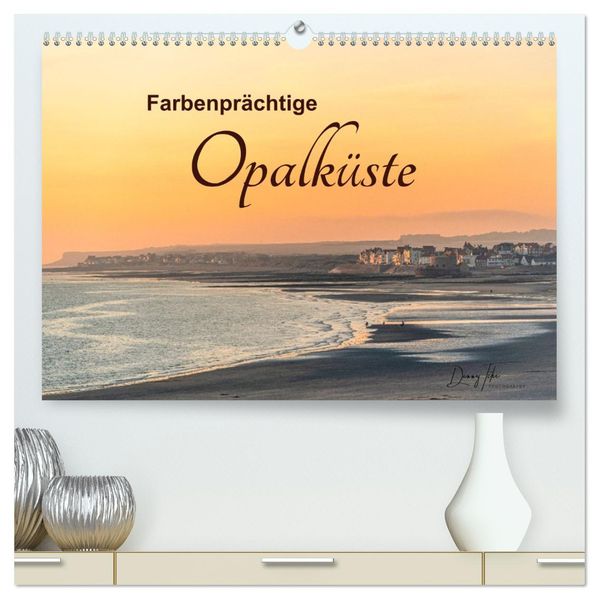 Farbenprächtige Opalküste (hochwertiger Premium Wandkalender 2026 DIN A2 quer) Kunstdruck in Hochglanz