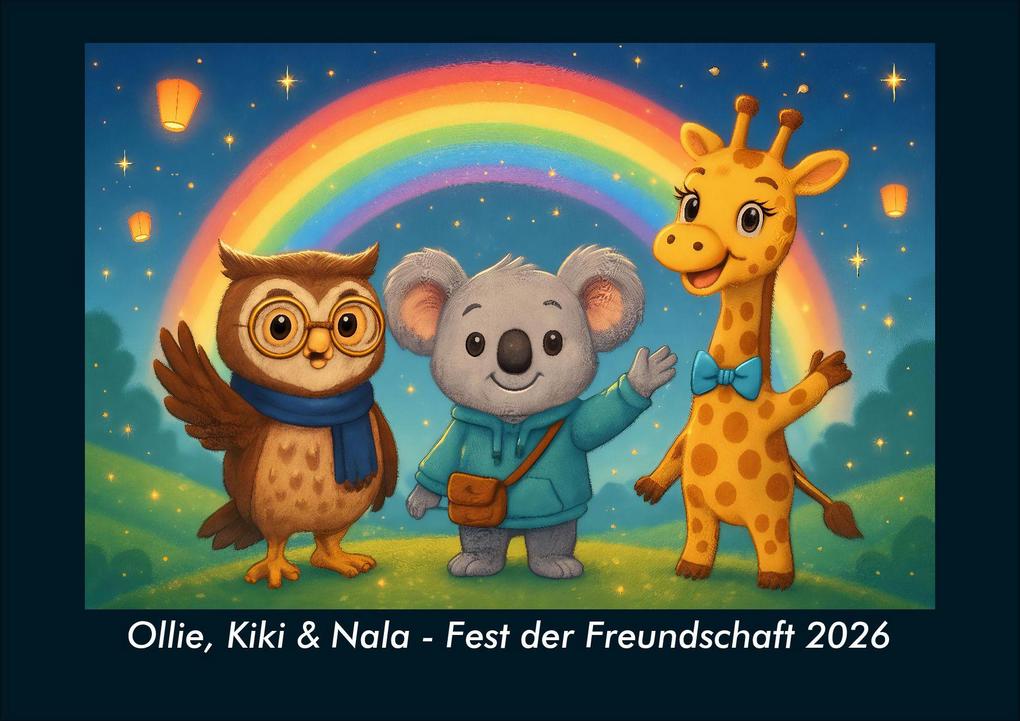 Ollie Kiki & Nala - Fest der Freundschaft 2026 Fotokalender DIN A4