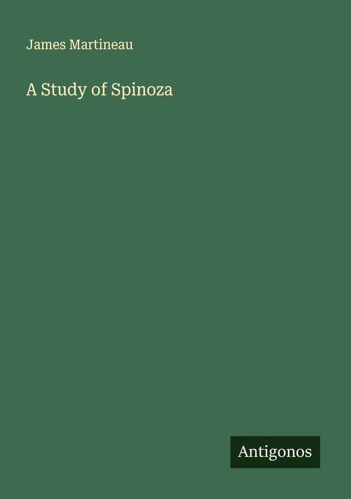 A Study of Spinoza
