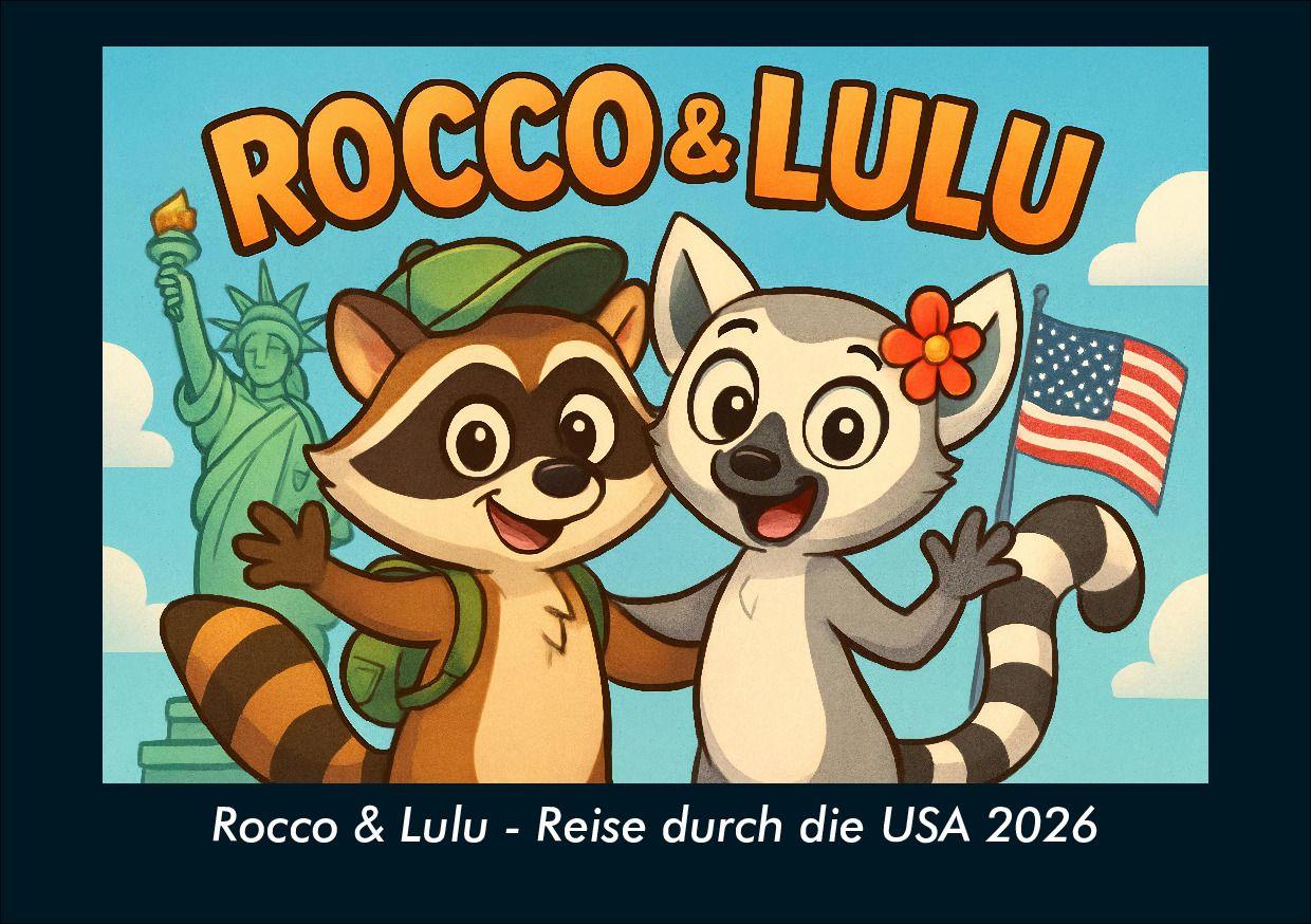 Rocco & Lulu - Reise durch die USA 2026 Fotokalender DIN A5