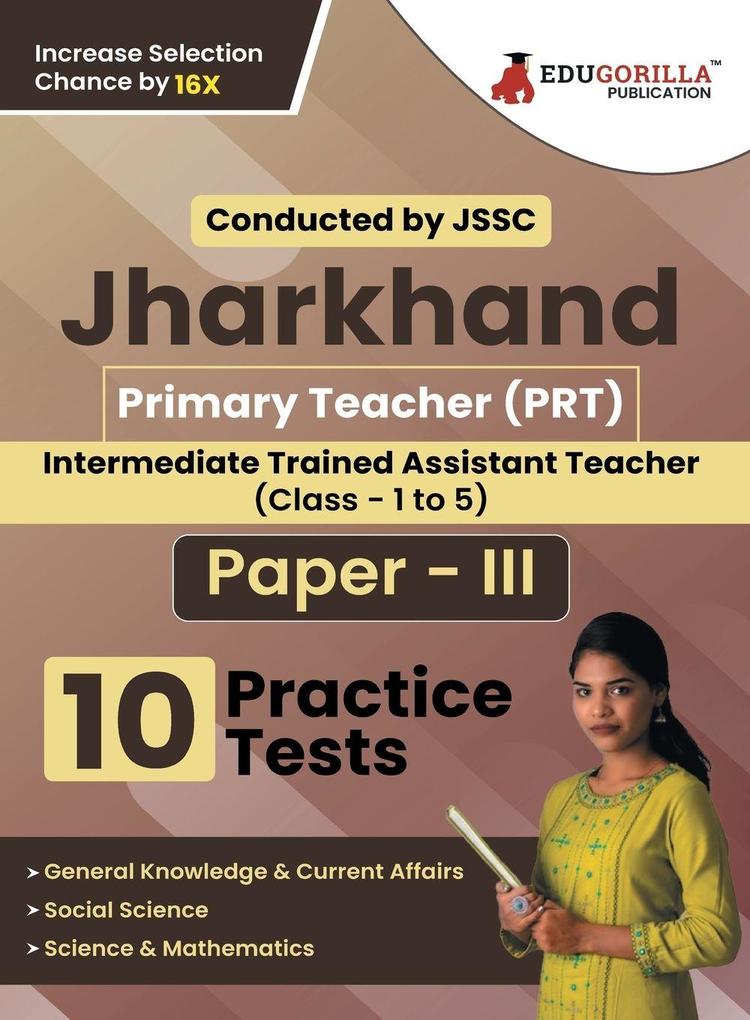 Jharkhand PRT Paper - III Exam Book 2023 (English Edition)
