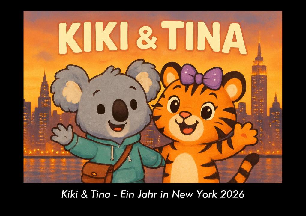 Kiki & Tina - Ein Jahr in New York 2026 Fotokalender DIN A3