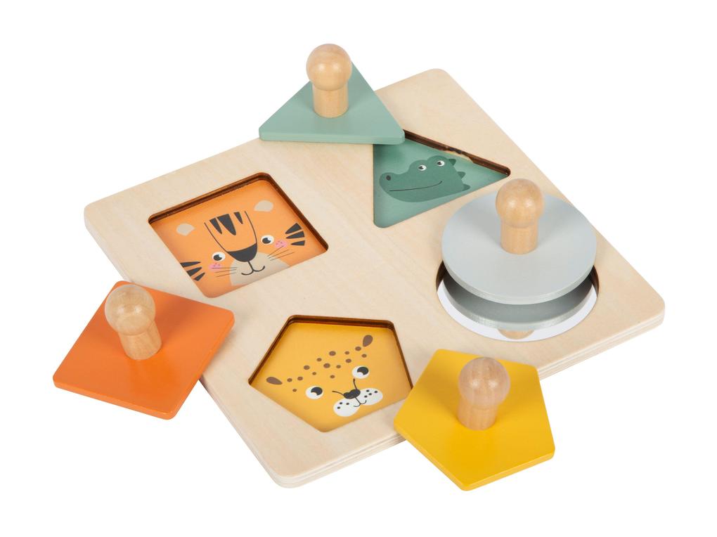 Montessori Setzpuzzle Formen und Motive