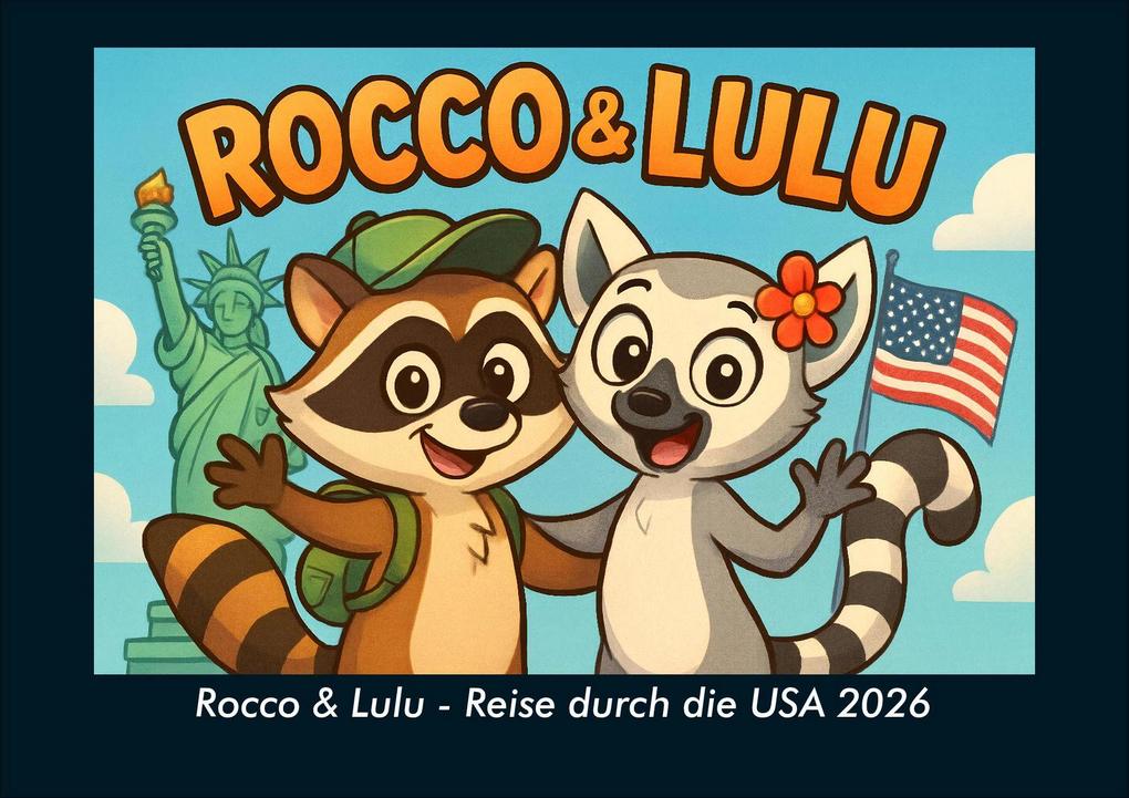 Rocco & Lulu - Reise durch die USA 2026 Fotokalender DIN A4