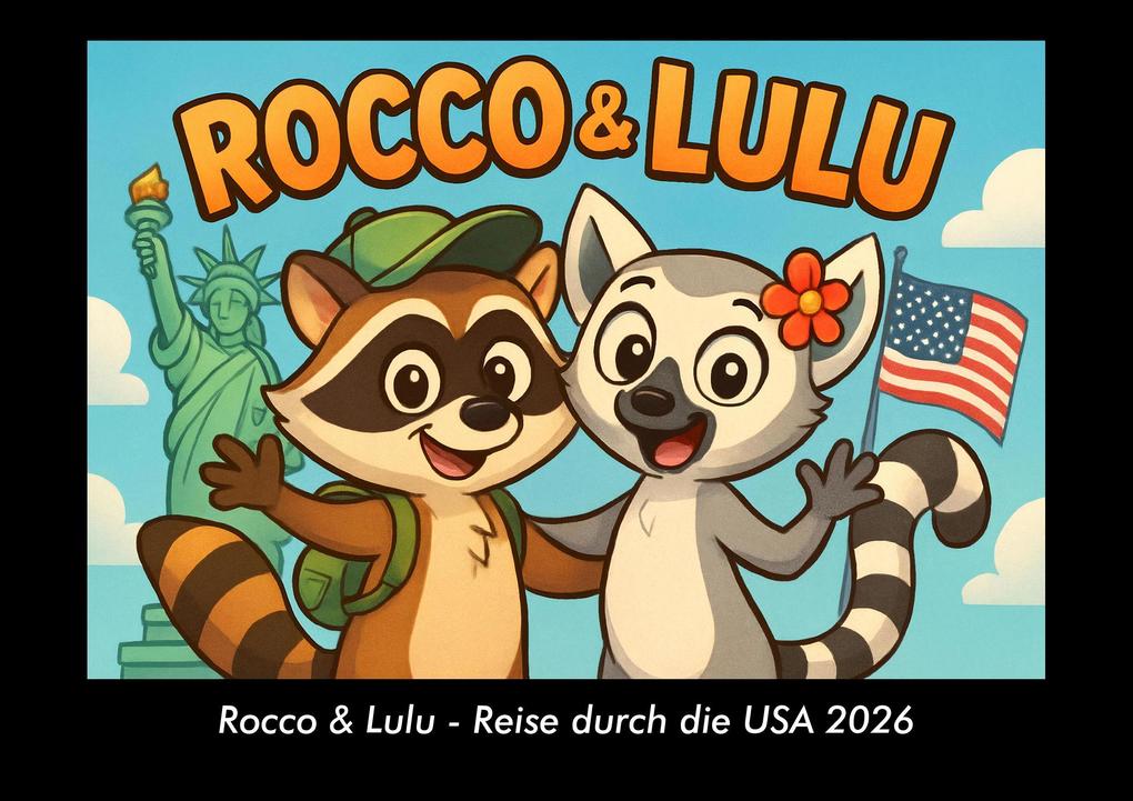 Rocco & Lulu - Reise durch die USA 2026 Fotokalender DIN A3
