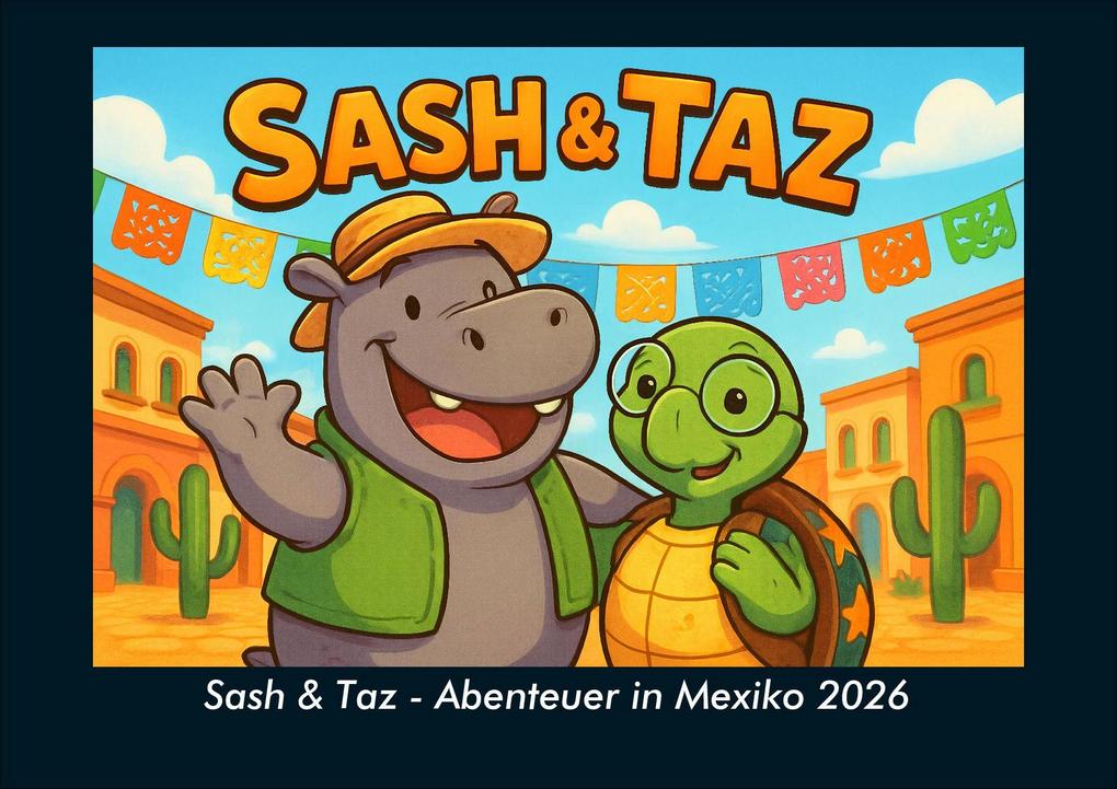 Sash & Taz - Abenteuer in Mexiko 2026 Fotokalender DIN A4