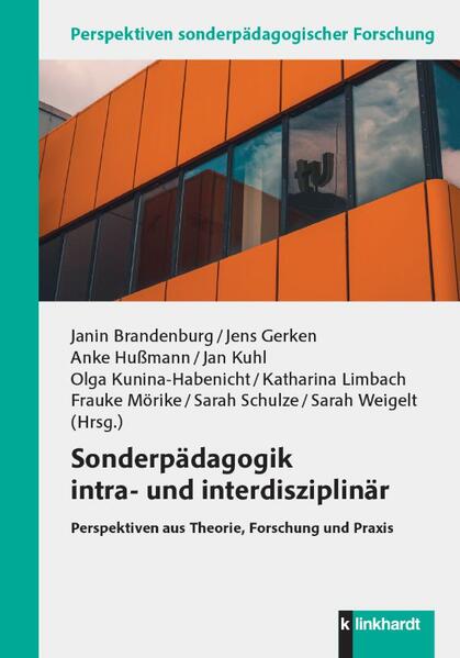 Sonderpädagogik intra- und interdisziplinär