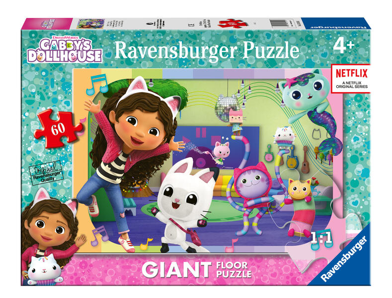 Kinderpuzzle 60 Teile - Gabby's Dollhouse - Gabby's Tanzparty