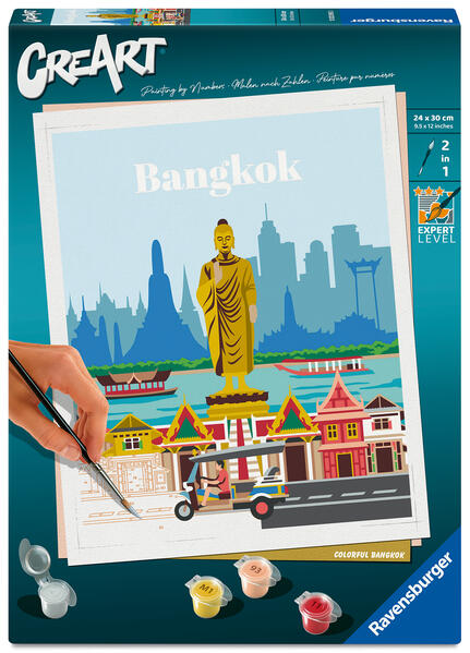 CreArt Adults Trend - Farbenfrohes Bangkok