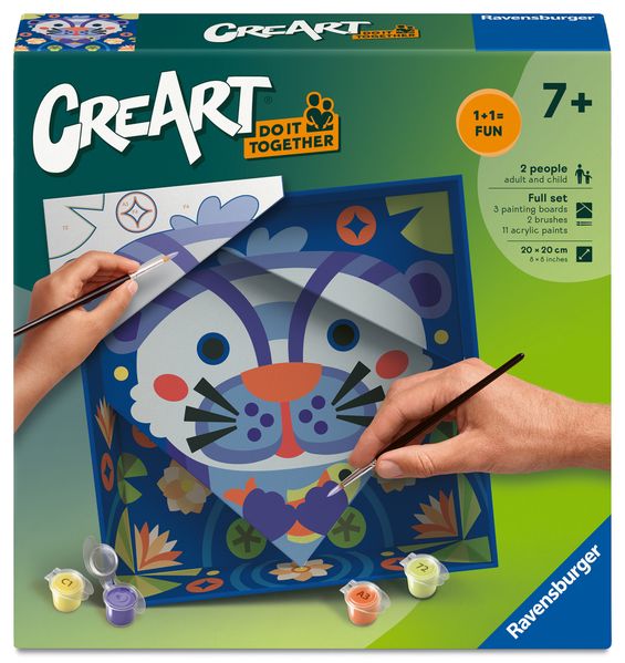CreArt Malen nach Zahlen Do it together - Otter