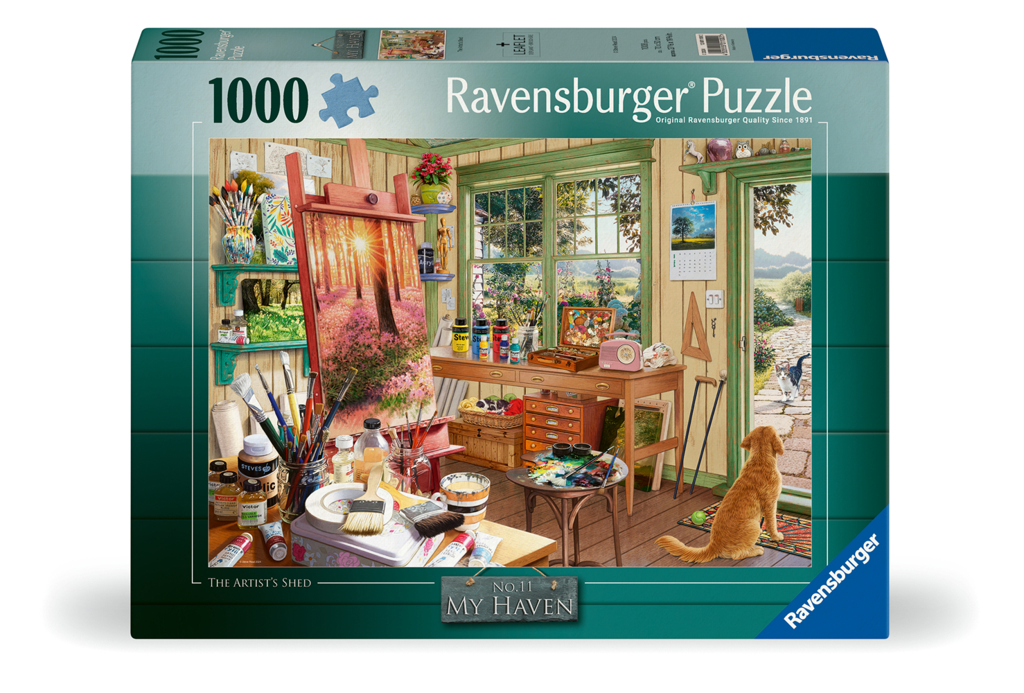 Erwachsenenpuzzle 1000 Teile - Künstlerwerkstatt