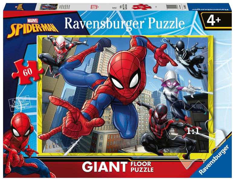 Kinderpuzzle 60 Teile - Marvel Der ultimative Spider-Man - Spidermans Kräfte