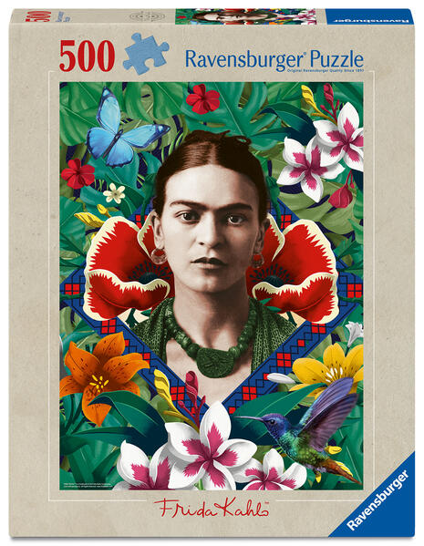 Erwachsenenpuzzle 500 Teile - Frida Kahlo blühende Fantasie
