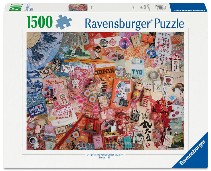 Ravensburger Spieleverlag Erwachsenenpuzzle 1500 Teile - Reise Nach Tokio