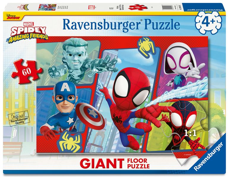 Kinderpuzzle 60 Teile - Spider-Man - Spidey in Aktion!
