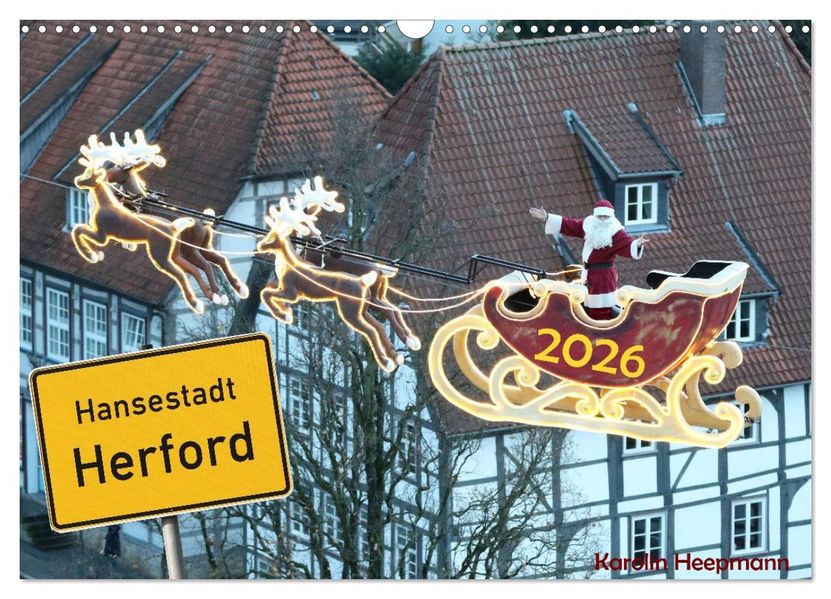 Hansestadt Herford (Wandkalender 2026 DIN A3 quer) CALVENDO Monatskalender