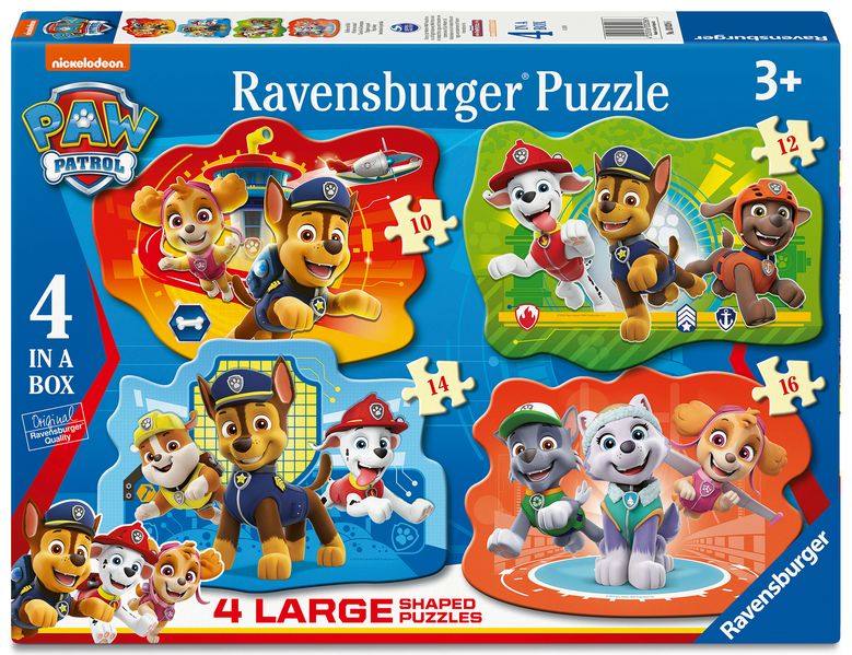 Kinderpuzzle 10 12 14 16 Teile - Paw Patrol - Helden mit Fell