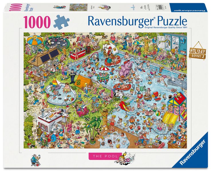 Erwachsenenpuzzle 1000 Teile - Ray Nicholson - Der Pool
