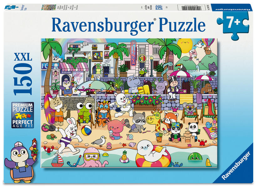 Kinderpuzzle 150 XXL Teile - Spaß an der Strandpromenade