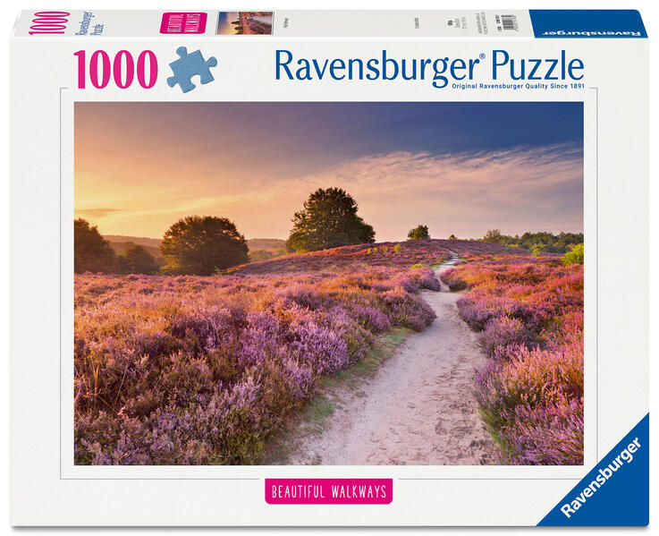 Erwachsenenpuzzle 1000 Teile - Traumpfad in Rosa