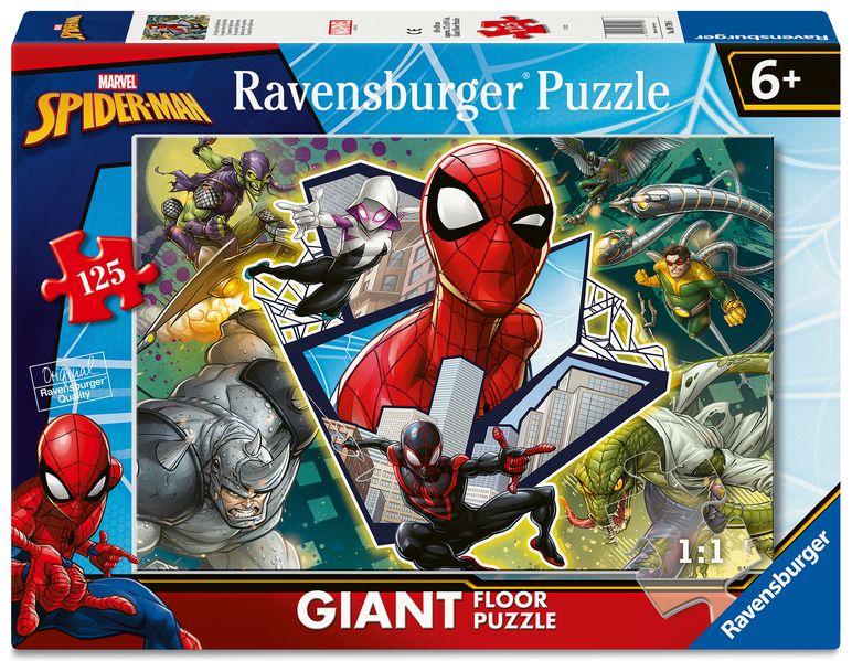 Kinderpuzzle 125 Teile - Spider-Man - Der Superheld Spiderman