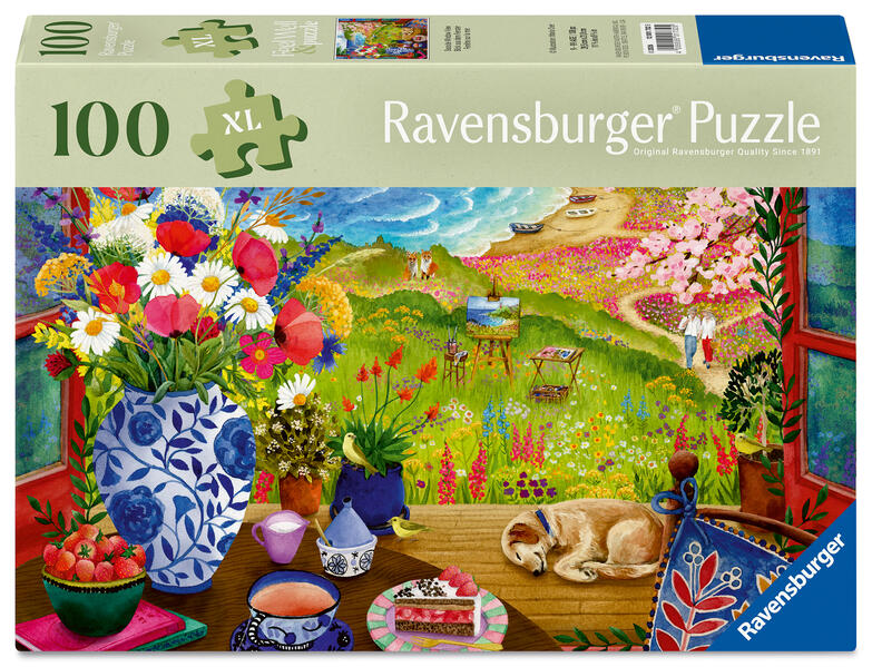 Erwachsenenpuzzle 100 XL-Teile - Blick aus dem Fenster