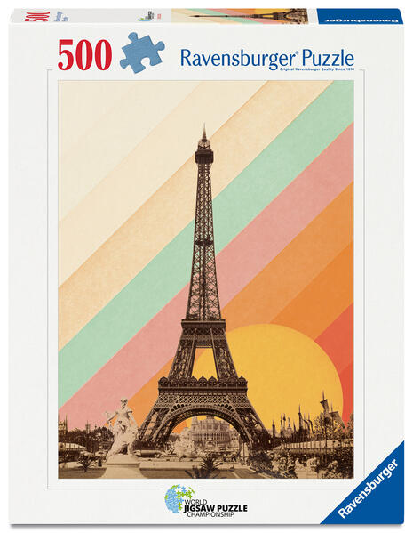 Erwachsenenpuzzle 500 Teile - Pariser Regenbogen - Florent Bodart