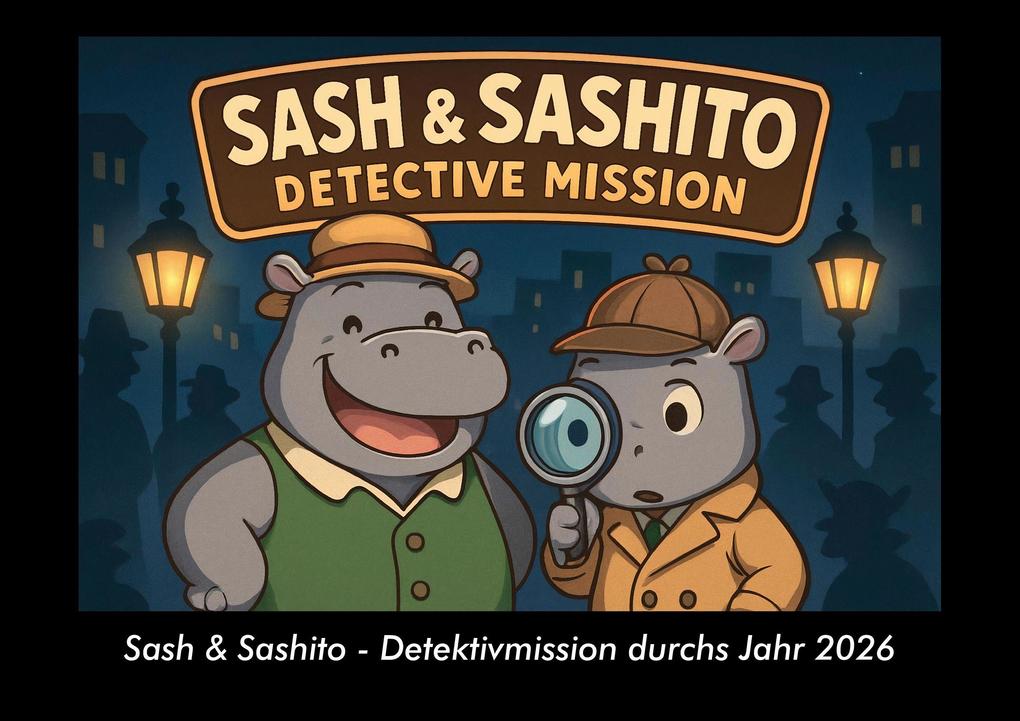 Sash & Sashito - Detektivmission durchs Jahr 2026 Fotokalender DIN A3
