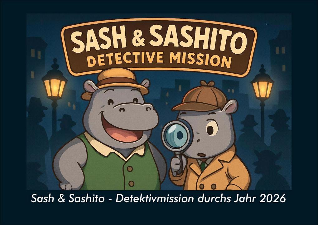 Sash & Sashito - Detektivmission durchs Jahr 2026 Fotokalender DIN A4