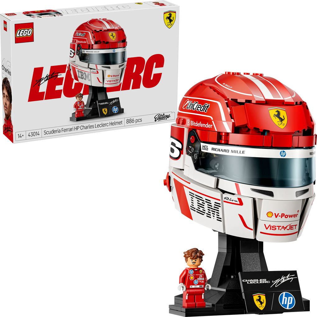 LEGO Editions 43014 Scuderia Ferrari HP Charles Leclerc Helm