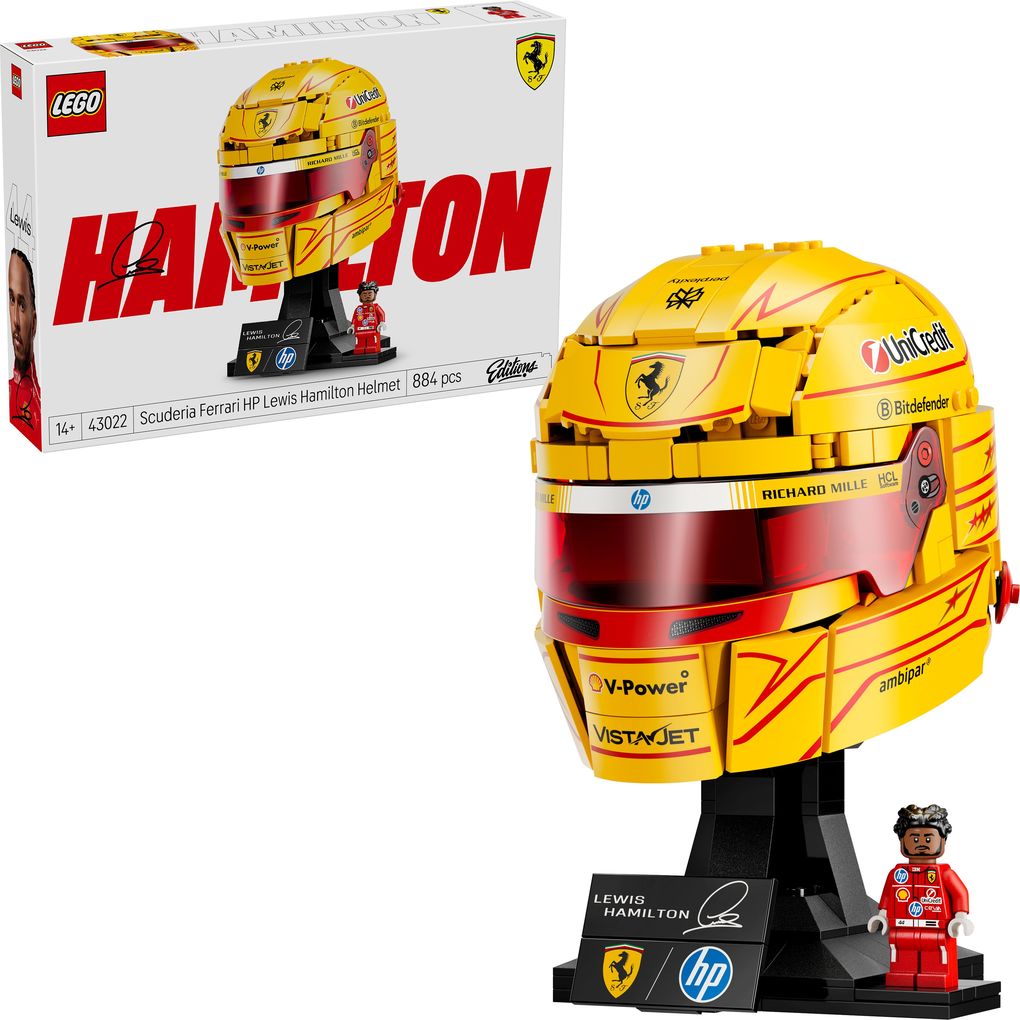 LEGO® Editions Scuderia Ferrari HP Lewis Hamilton Helm 43022
