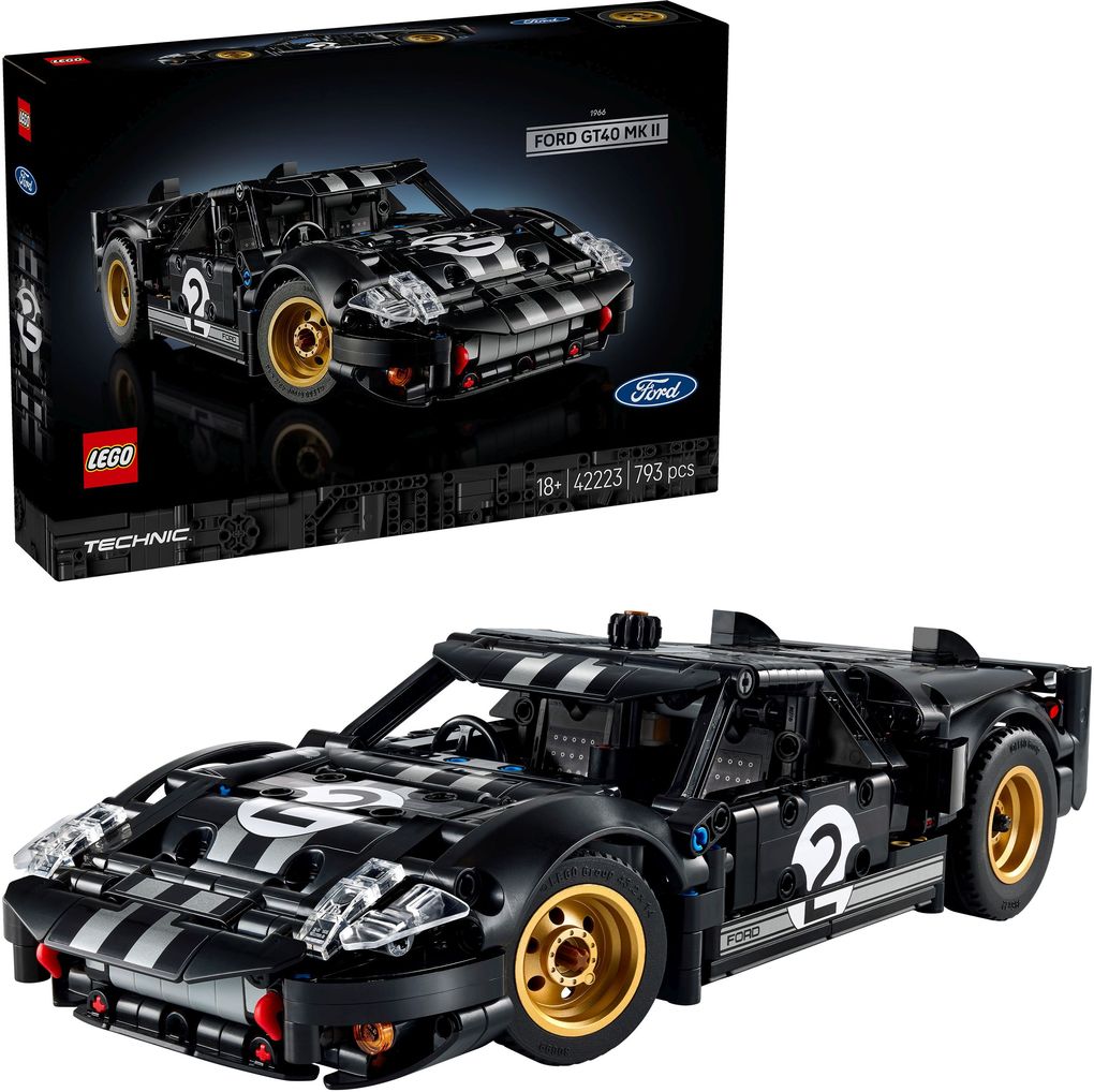 LEGO® Technic 1966 Ford GT40 MKII Race Car for Adults 42223