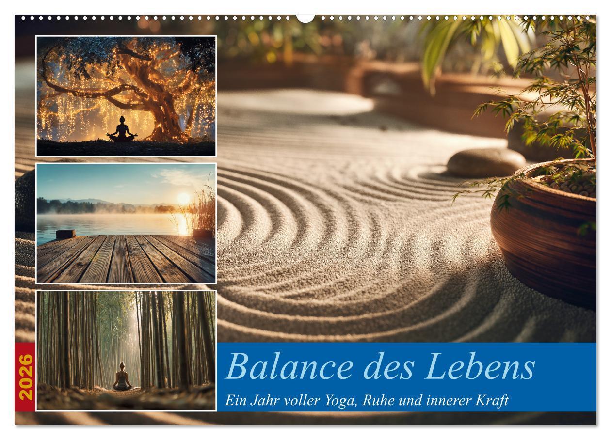 Balance des Lebens (Wandkalender 2026 DIN A2 quer) CALVENDO Monatskalender