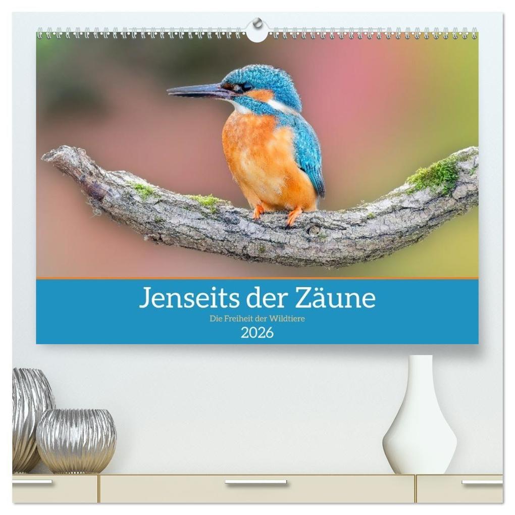 Jenseits der Zäune (hochwertiger Premium Wandkalender 2026 DIN A2 quer) Kunstdruck in Hochglanz