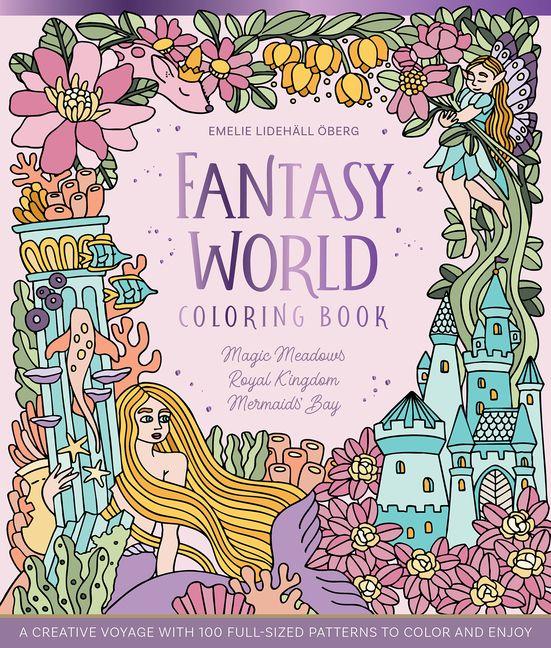 Schiffer Publishing Ltd Fantasy World Coloring Book Magic Meadows - Royal Kingdom - Mermaids' Bay