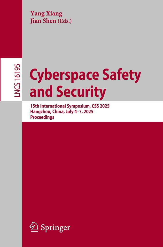Cyberspace Safety and Security