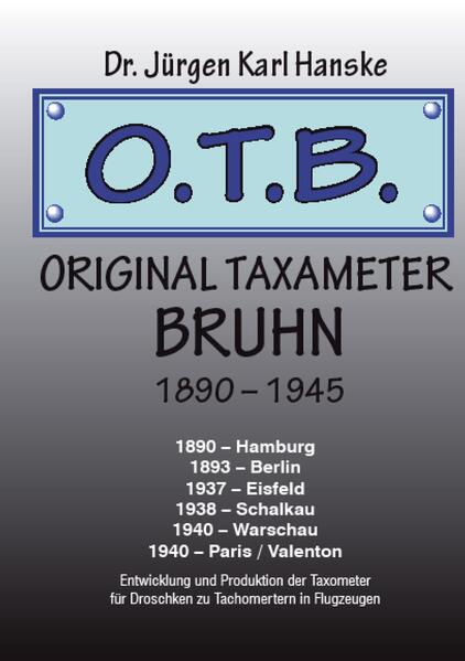 Original Taxameter Bruhn 1890 - 1945