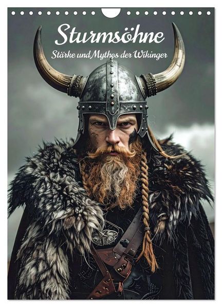 Sturmsöhne Stärke und Mythos der Wikinger (Wandkalender 2026 DIN A4 hoch) CALVENDO Monatskalender