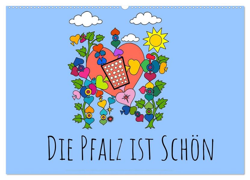 Die Pfalz ist das Beste (Wandkalender 2026 DIN A2 quer) CALVENDO Monatskalender