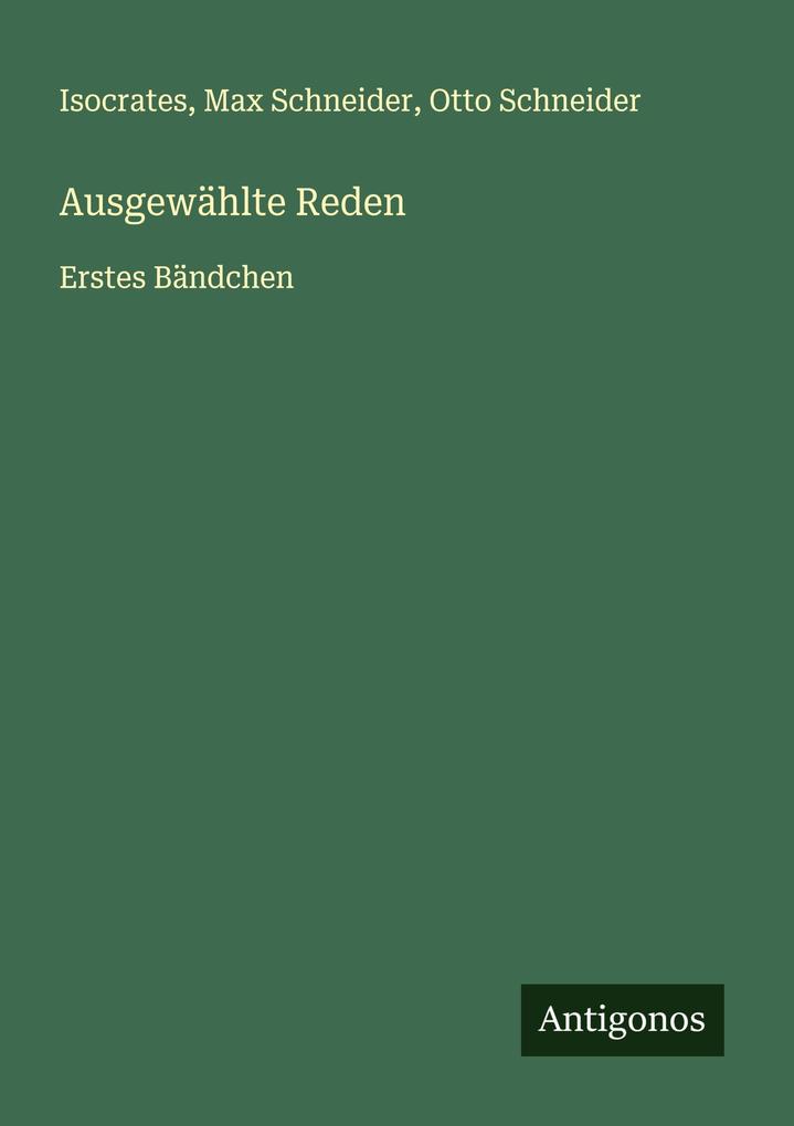 Ausgewählte Reden