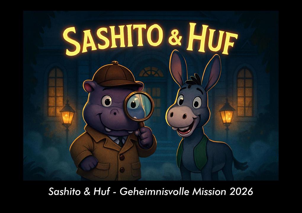 Sashito & Huf - Geheimnisvolle Mission 2026 Fotokalender DIN A3
