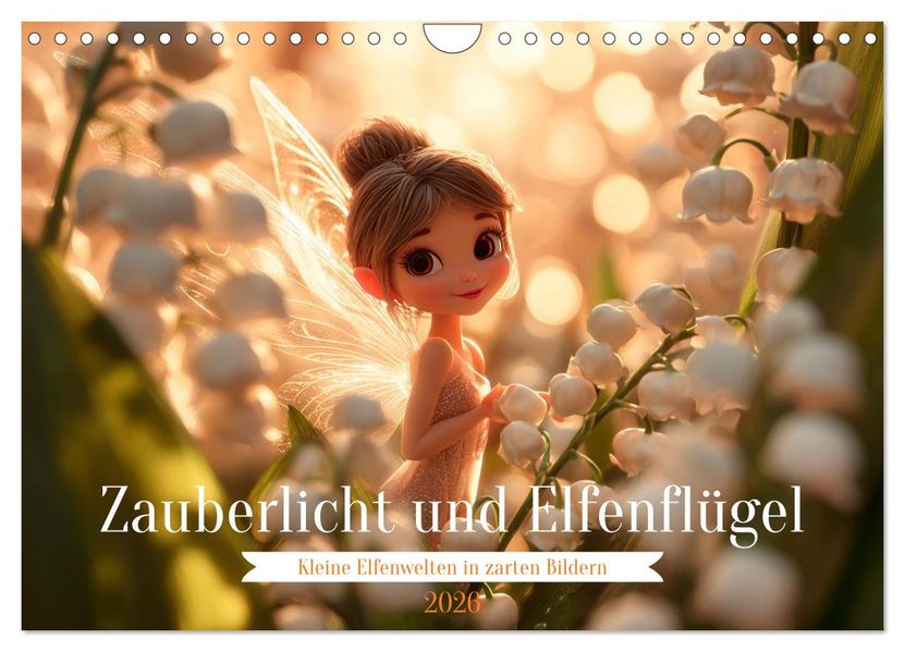 Zauberlicht und Elfenflügel (Wandkalender 2026 DIN A4 quer) CALVENDO Monatskalender