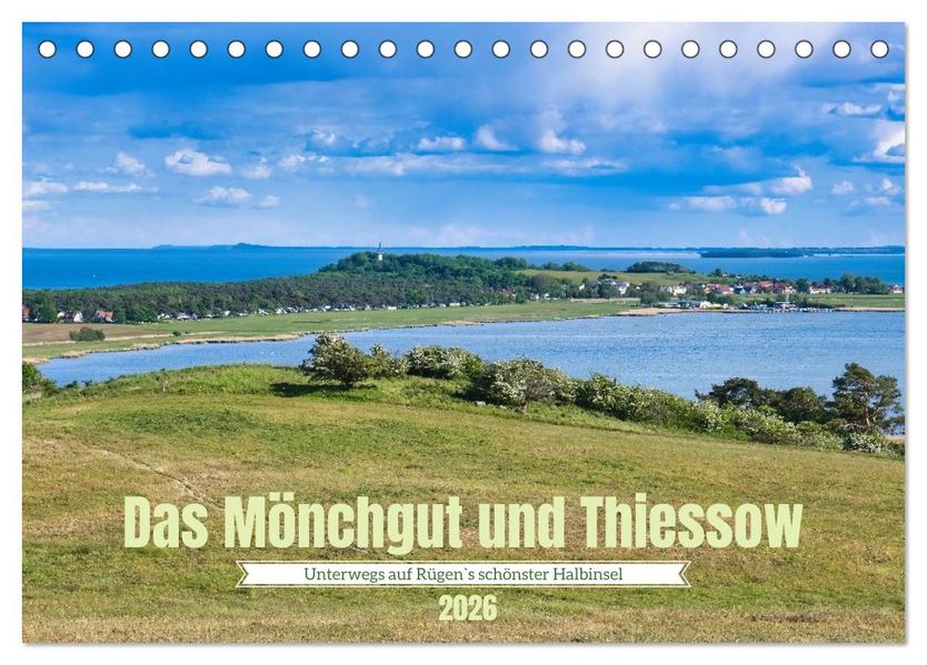 Das Mönchgut und Thiessow (Tischkalender 2026 DIN A5 quer) CALVENDO Monatskalender