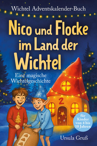 Wichtel-Adventskalender-Buch | Eine magische Wichtelgeschichte für Kinder von 4 bis 10 Jahren | Nico und Flocke im Land der Wichtel | Zum Vorlesen & Selbstlesen im Advent | Für Erstleser