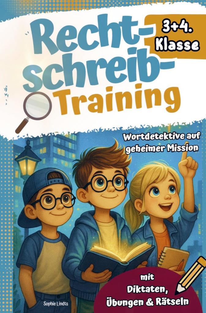 Rechtschreibtraining 3+4. Klasse I Mit 3-Minuten-Abenteuergeschichten -Wortdetektive auf geheimer Mission - Mit Diktaten Übungen & Rätseln.